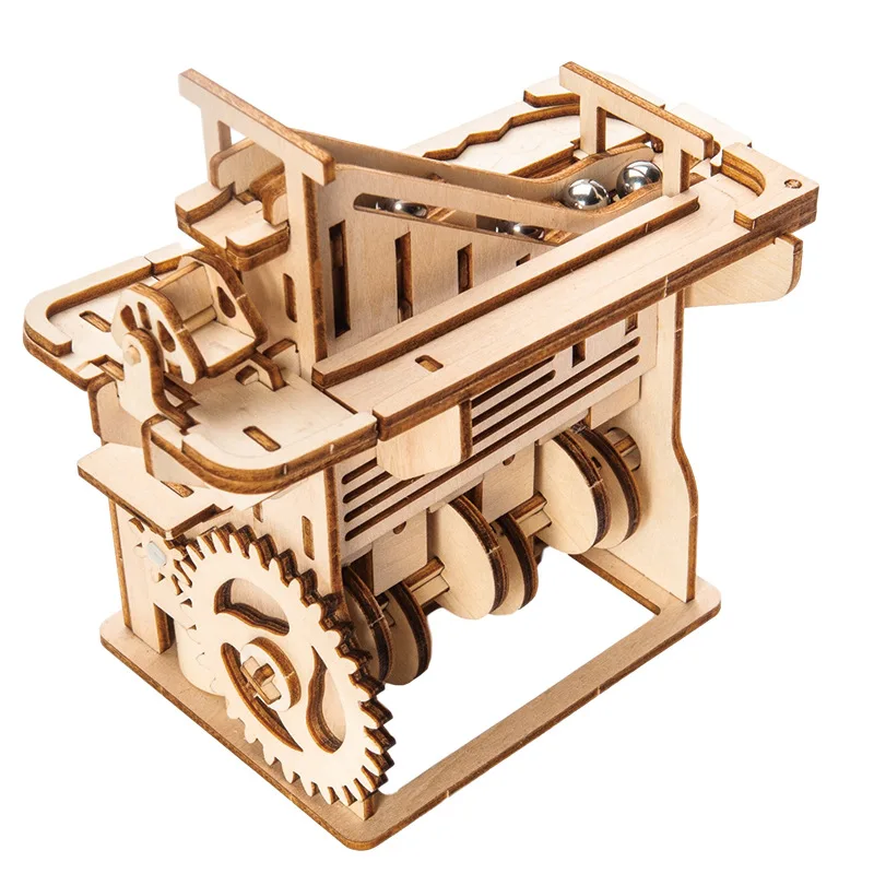 Digital Files, Wooden 3D Model Marble Run, Laser Cut, 49 OFF