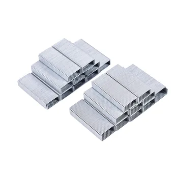 

Creative Silver Stainless Steel Staples Office Binding Supplies Dropshipping 1000Pcs Consuming Supplies 1 Pack 12#:12*5mm