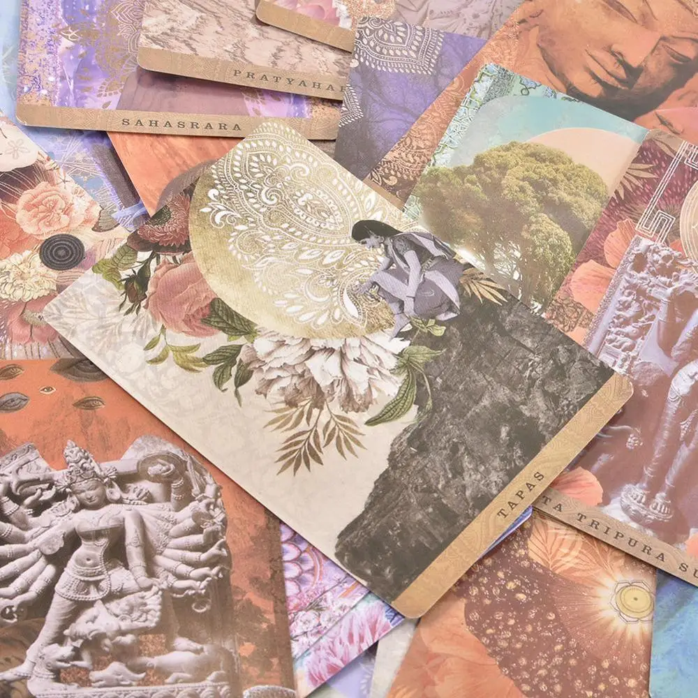 54 шт. карты Таро Yogic путь Oracle Deck и Guidebook английский держатель карточек настольных