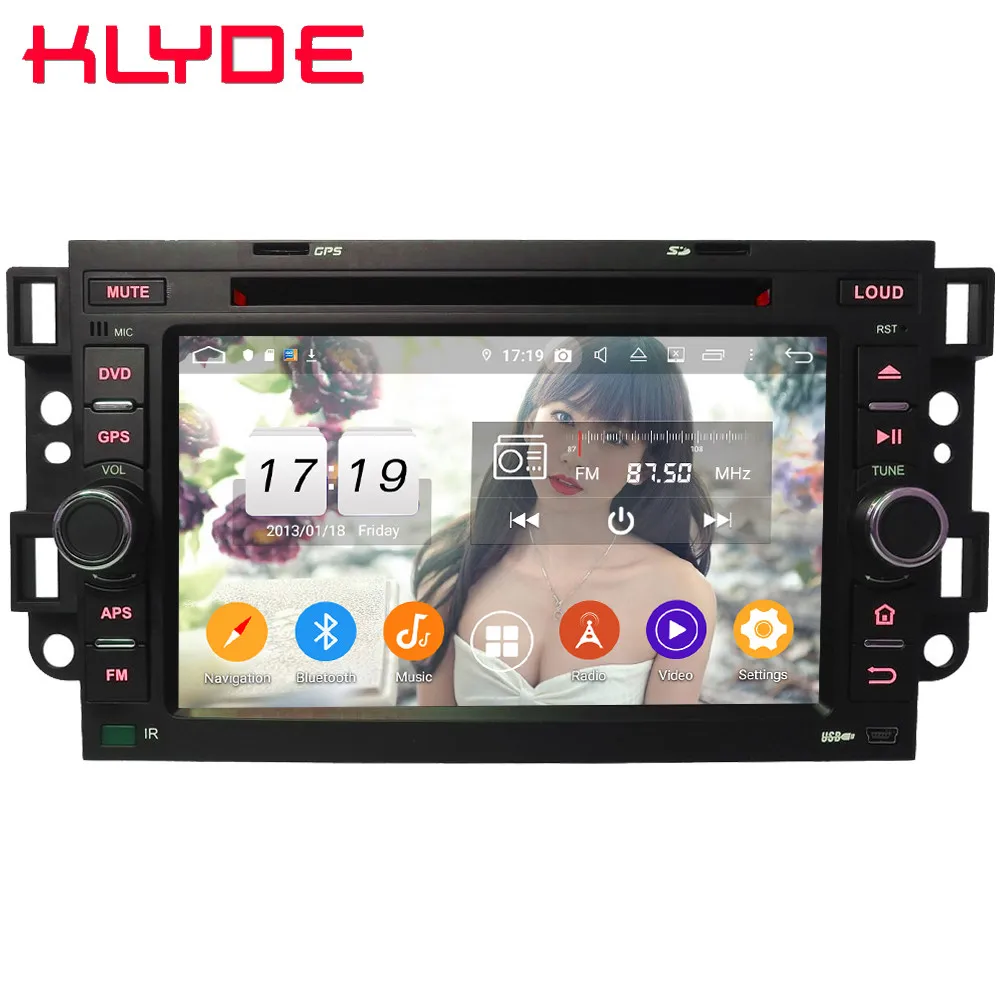 Klyde 4G Android 9 Восьмиядерный 4 Гб+ 64 Гб DSP автомобильный DVD мультимедийный плеер стерео для Chevrolet Holden Daewoo Lova Aveo Epica Captiva