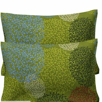 

New Comfortable and Beautiful Removable and Washable Pillow Sequins Pure Cotton Traditional Printing Green Pillows for Sleeping