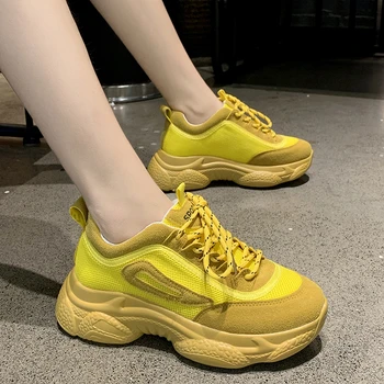 

Training Sneakers Women Platform Thick Sole Ladies Brand Female Sport Walking Shoes Women Girls Outdoor Sneakers
