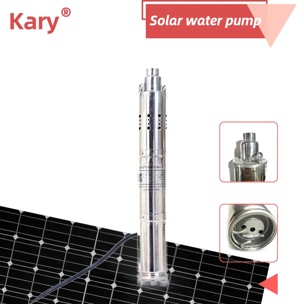 2019 новый тип dc бесщеточный водяной насос погружной на солнечной батарее для