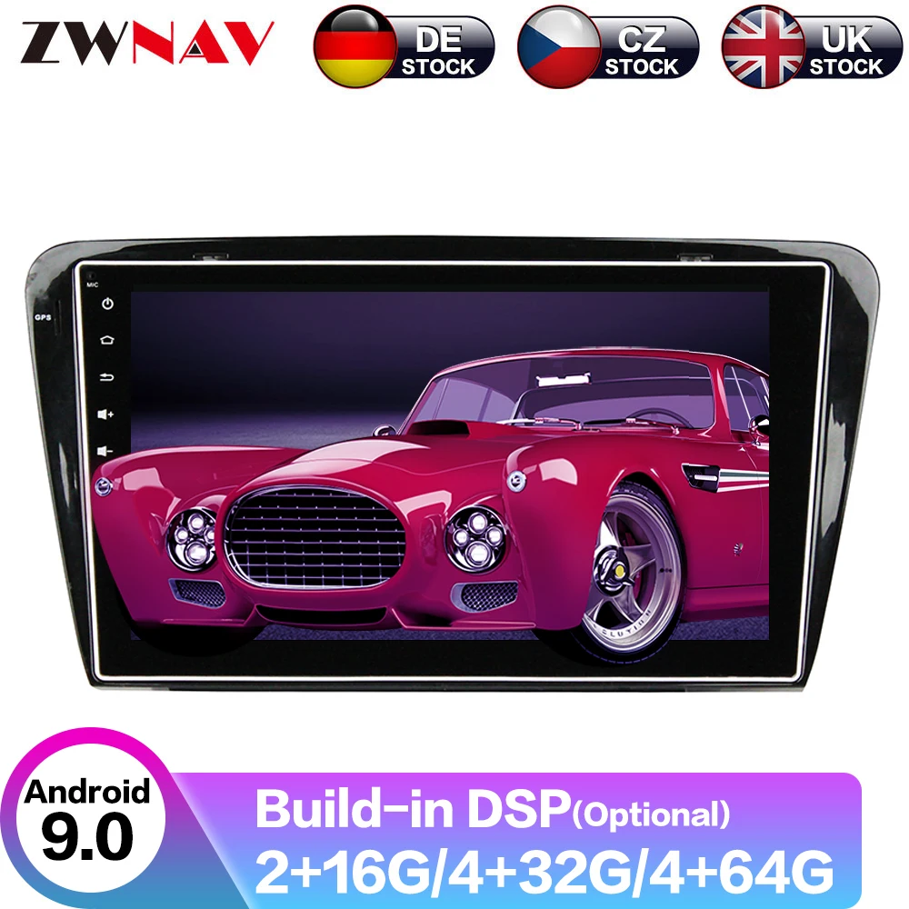 

Android 9 4+64G DSP IPS Car Player GPS Navigation For SKODA Octavia 2014-2015 Head Unit Multimedia Player Tape Recorder