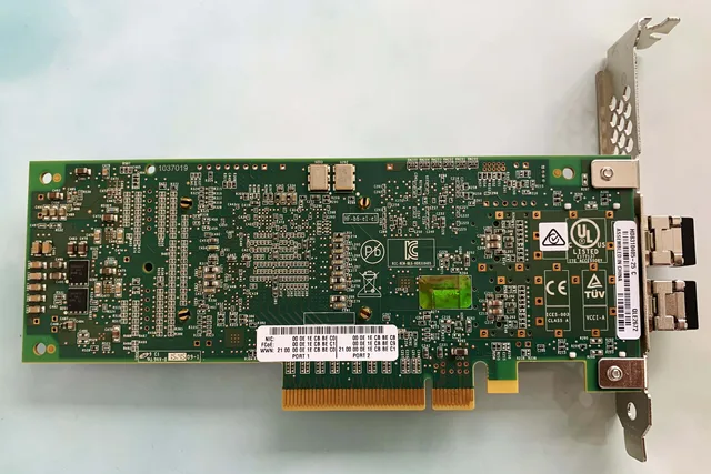 Для Qlogic QLE2672 HBA оптоволоконная карта 16 Гбит/с многомодовая оптоволоконная карта оригинальная PCI-E 3