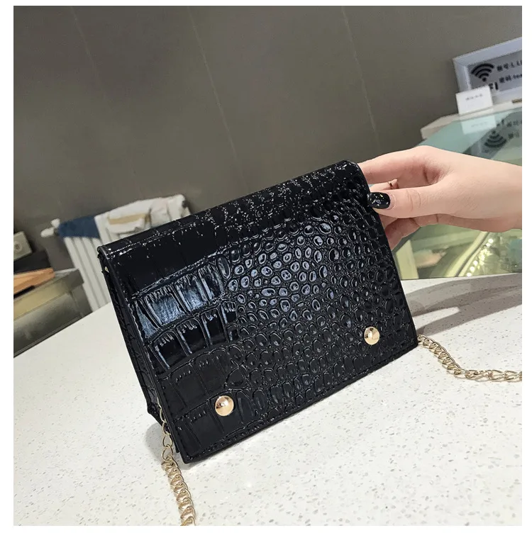 

2019 Summer Square Sling Bag Stone Pattern New Style Lady Bag Craft Embossed Pu Shoulder Bag Shoulder Small Square WOMEN'S Bag