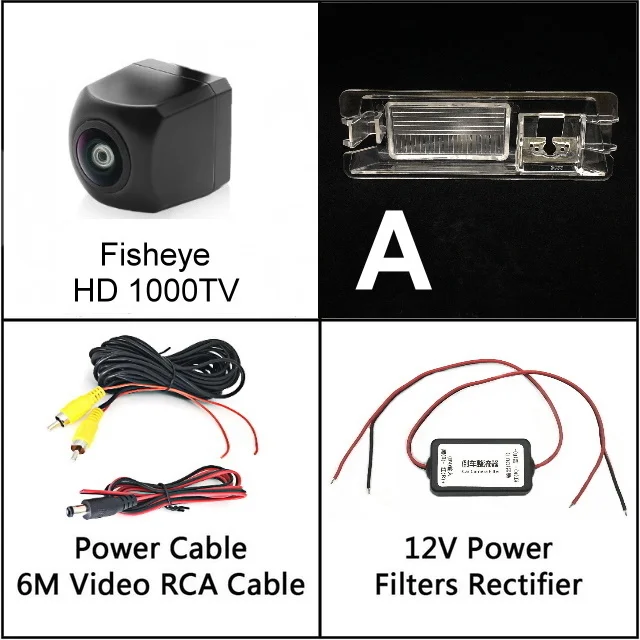 A Filters n Camera Для Renault Pulse Logan Sedan ii L8 Clio 2 II Symbol 3 рыбий глаз, Автомобильная камера заднего вида, камера заднего вида, парковочная камера ночного видения - Название цвета: A Filters n Camera