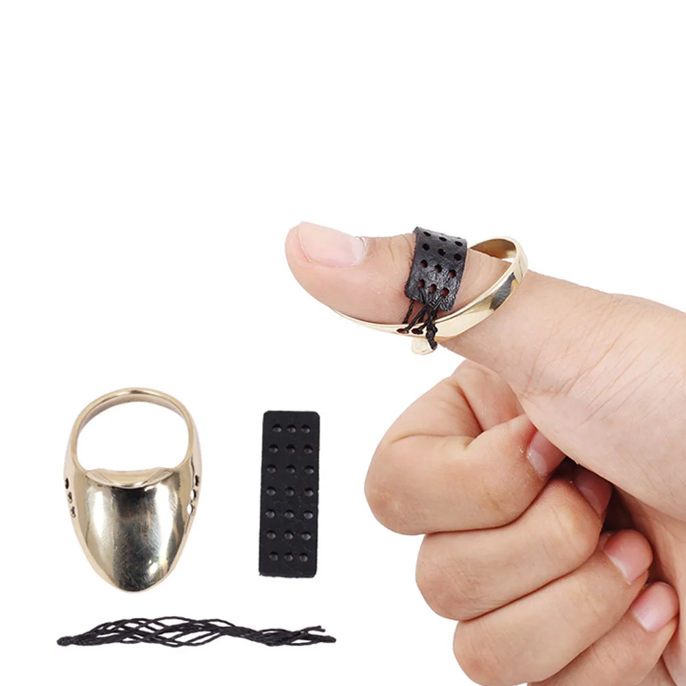 SPG1822mmArcheryFingerRingGuardWithNonSlipMatFixedRopeThumbFingerArchery.jpg