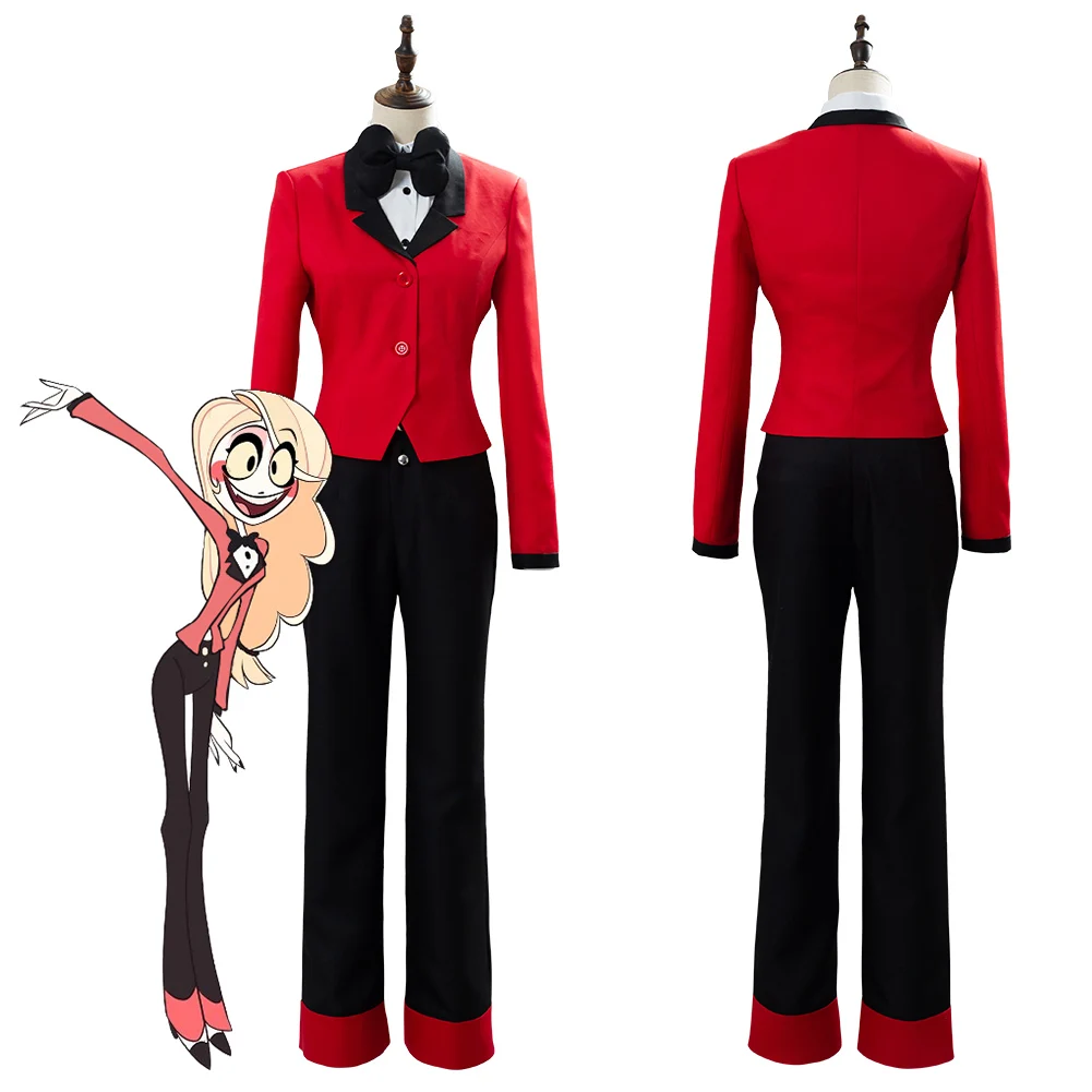 Hazbin Косплей отель CHARLIE Костюм Униформа Женский Для Хеллоуина карнавала Рождества