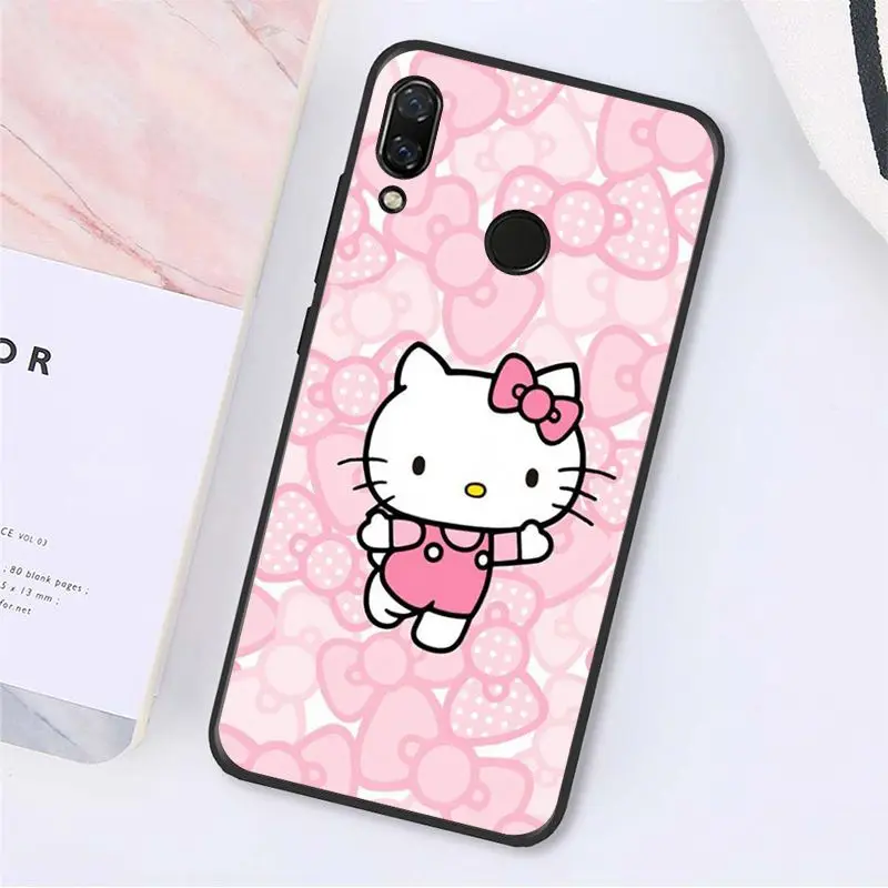 Yinuoda милый Kawaii hello kitty чехол для телефона для Xiaomi Redmi Note 7 5 4 Redmi 5plus 6A Note4 4X A2 A2lite - Цвет: A16