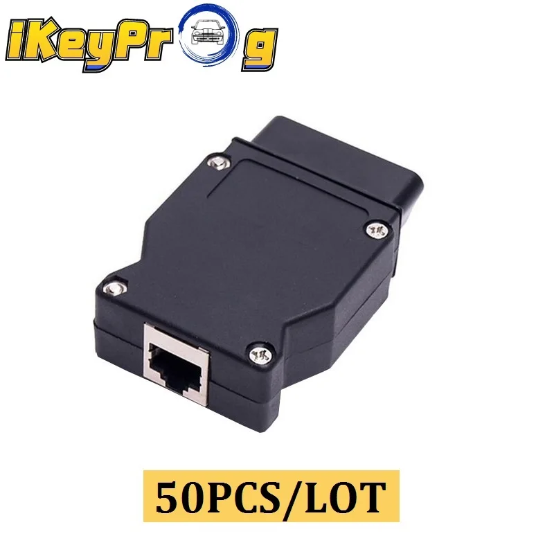 50 шт. 16-контактный адаптер ENET OBD2 для BMW Enet Ethernet интерфейса OBD 2 интерфейсный разъем