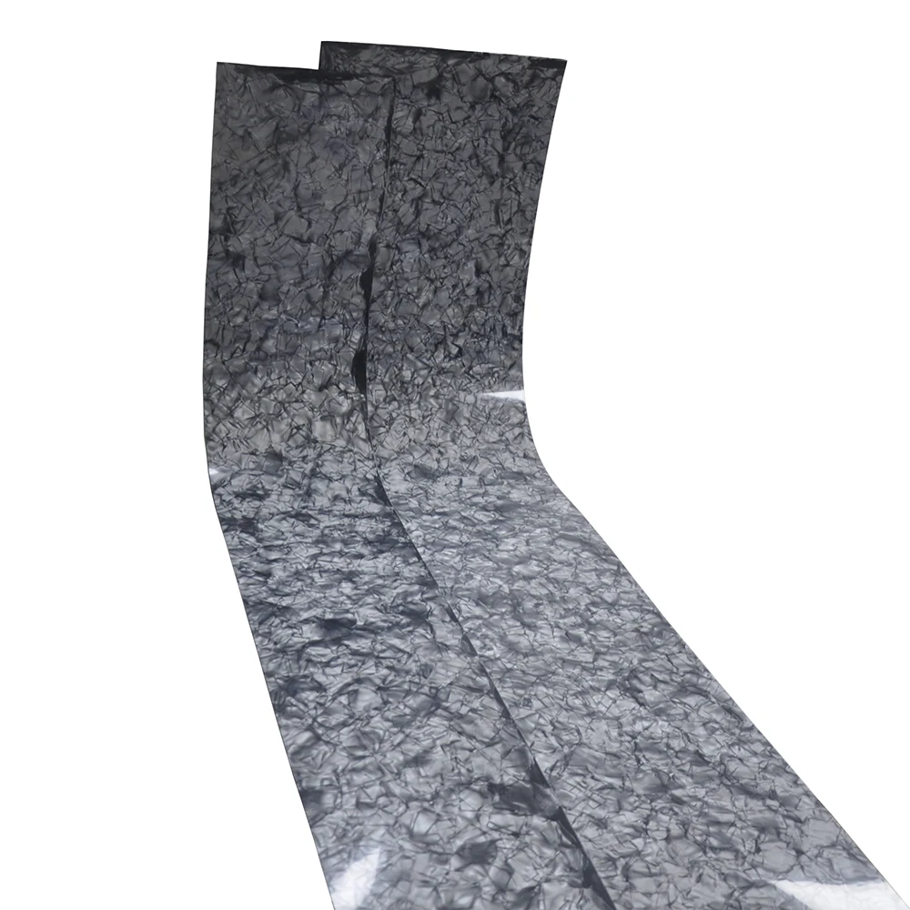 2Pcs Diamond Gray Celluloid Sheet Drum Wrap Musical Instrument Deco 10x60'' and 16x60''