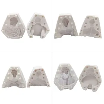 

Great Artist Figure Head Plaster Cast Silicone Mold Resin Casting Art Craft Mold 62KE