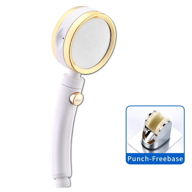 Handheld Shower Head High Pressure 5 Function Adjustable Bath Shower Jets with On/Off Pause Switch Removable Filter with Hose shower head set 5