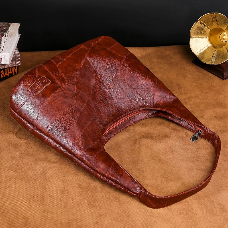 Винтаж коричневые женские Искусственная кожа сумочки роскошные дизайнерские сумки на плечо, высокое качество, брендовые сумки через плечо женские сумки для женщин bolso mujer