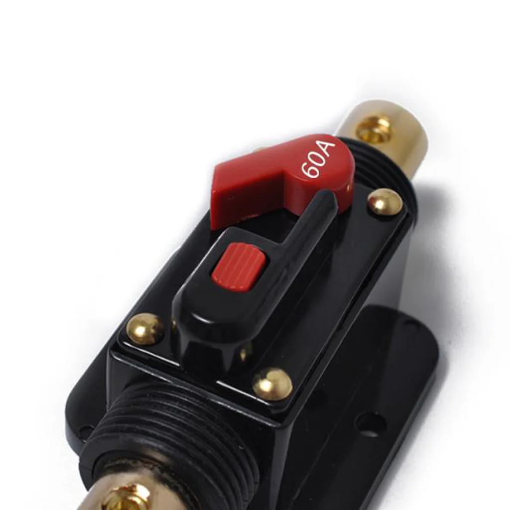 2 шт. Portafusibile 12 В прерыватель Automatico Fusibili на Macchina аудио 4-8 Awg протезион в Linea 40/60A