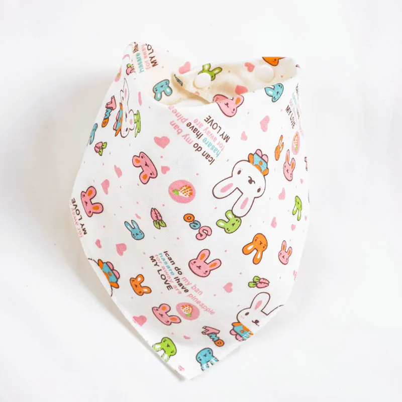 100% Organic Cotton Baby Bibs Triangle Burp Cloths Cartoon Saliva Towel Baby Feeding Bibs Soft Absorbent Boys Girl Bibs best Baby Accessories Baby Accessories