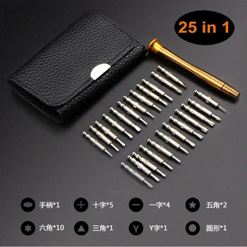 

Phone Repair Tool Set 25 in 1 Screwdriver Torx Multifunctional Opening Precision For IPhone Samsung Huawei Xiaomi Tablet PC