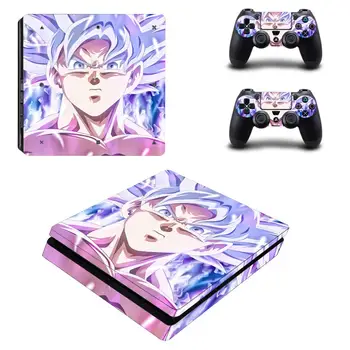 

Anime Dragon Ball Super Goku PS4 Slim Skin Sticker Decal Vinyl for Playstation 4 Console and 2 Controllers PS4 Slim Skin Sticker