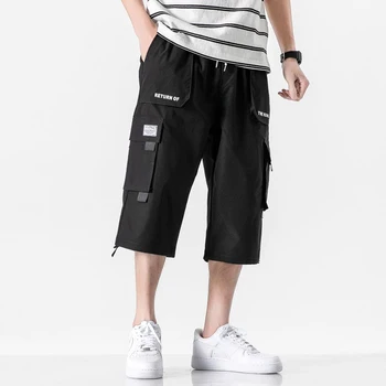 

Cargo Shorts Men 2020 Summer New Casual Loose Military Bigger Pocket Short Pants Plus Size 29-42 Trouers