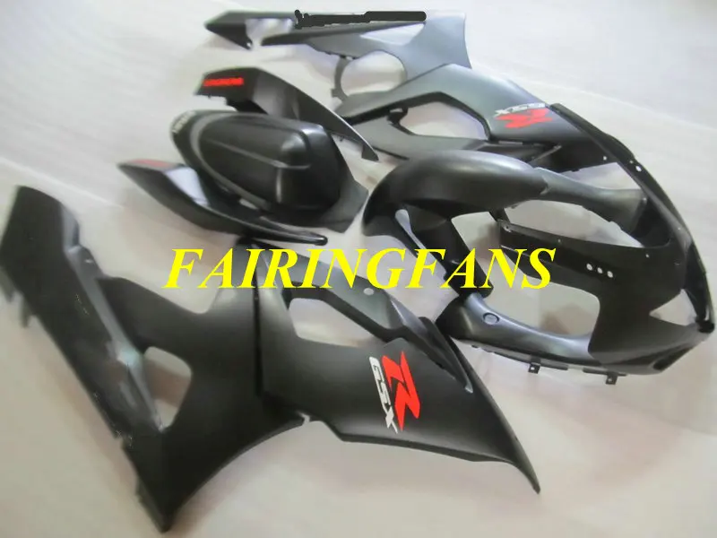 Литьевая форма для мотоцикла обтекатель для GSXR1000 K5 05 06 GSXR 1000 2005 2006 матовый черный обтекатель КУЗОВ+ подарки SB48