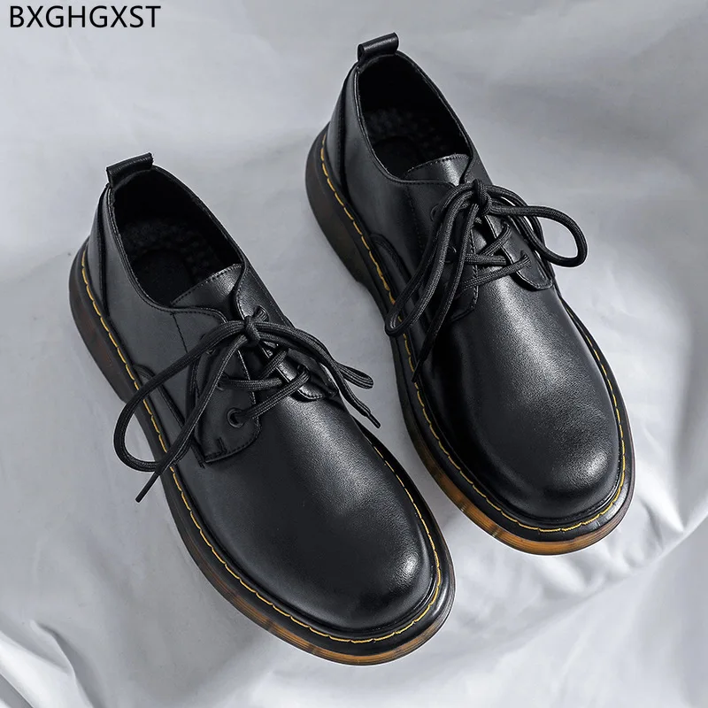 

Мужские классические кожаные туфли, черные повседневные деловые туфли в итальянском стиле, роскошные брендовые официальные туфли для офиса, 2024