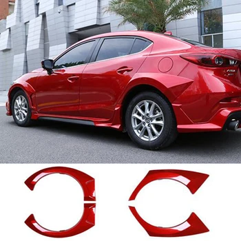 

Fender Flares Wheel Brow Protector Plate For Mazda 3 2014-2017 Spoiler Wing Decorative Accessories Wide Body Kit
