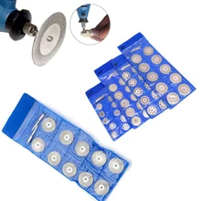 Lames de coupe en diamant émeri, foret + 2 mandrins pour nettoyeur de carreaux, disques de coupe pour points de beauté, outil domestique 10 pièces