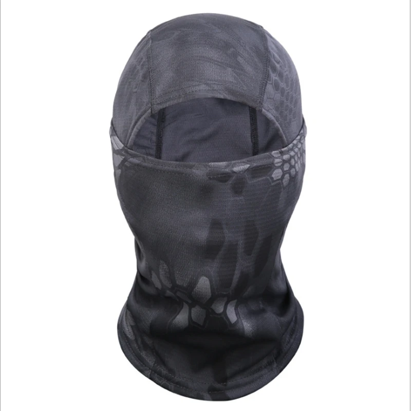 men's skullies and beanies Quick Dry Outdoor Camouflage Unisex Cycling Balaclava  Solid Color Breathable Windproof Ski Cap Face Mask Beanie skully with brim Skullies & Beanies