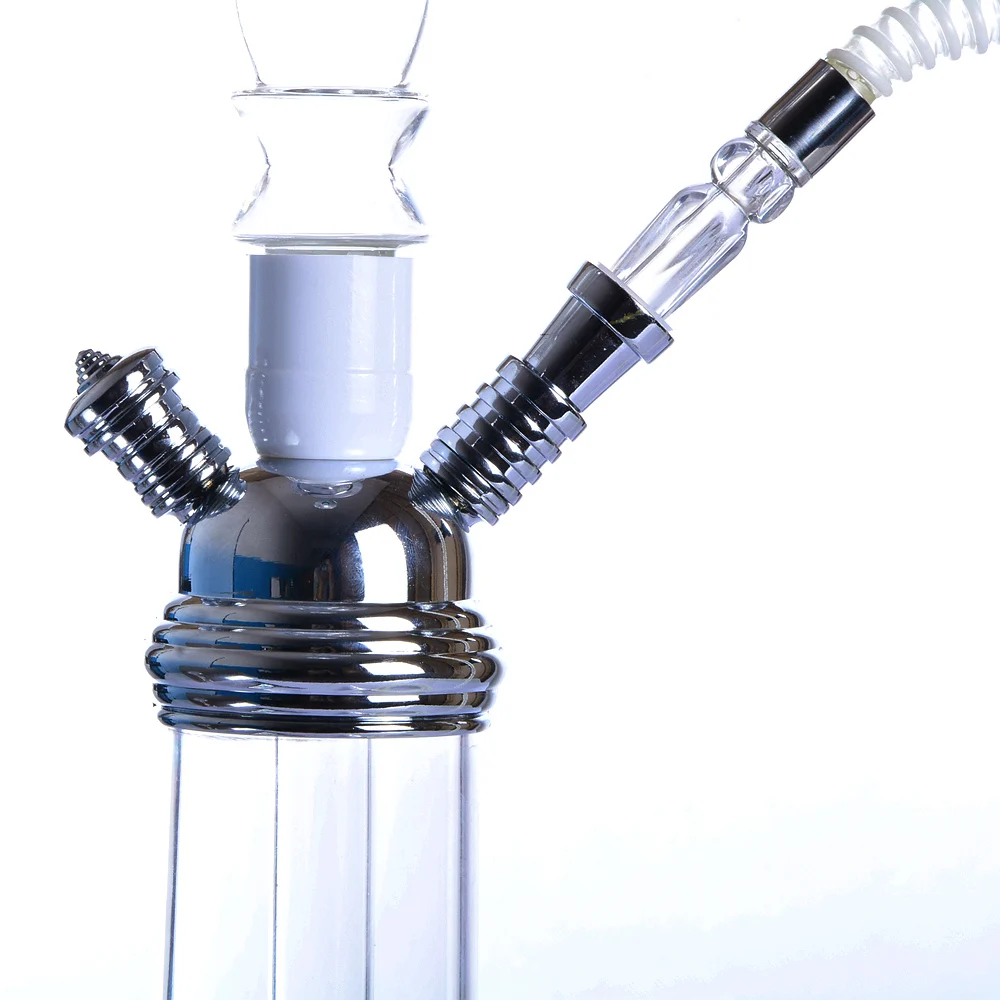 Прозрачный акриловый Cachimba трубка для кальяна Кальян Sisha наргиле с светодиодный