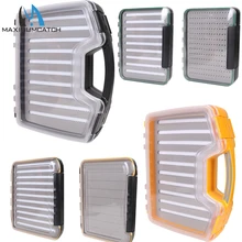 Maxcatch водонепроницаемый ящик для ловли нахлыстом щелевая/Легкая ручка из пены большой размер двухсторонний чемодан Fly коробка с прозрачной крышкой рыболовные снасти