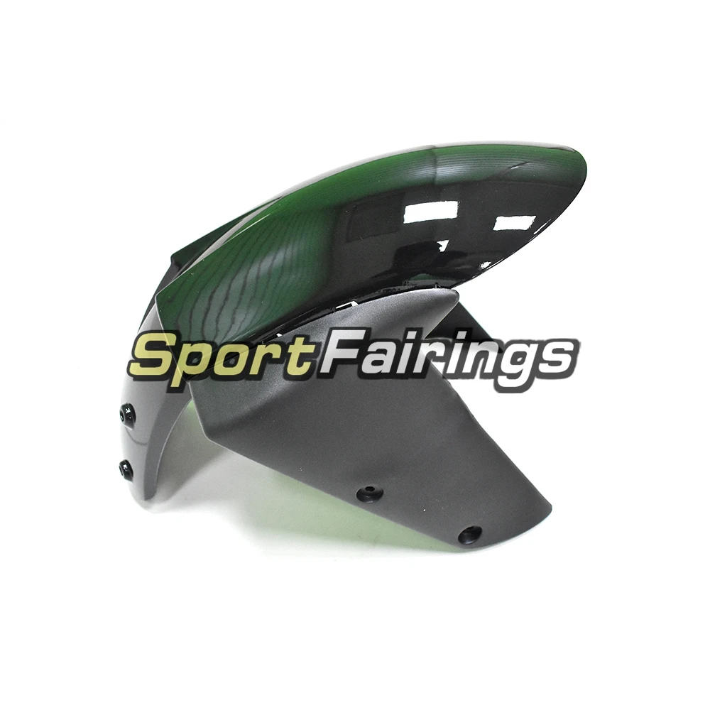Чехлы для Kawasaki ZX-10R 2004 2005 Кузов ABS пластиковые литья Cowlings Autocycle ZX10R 04 05 панели черные зеленые полосы