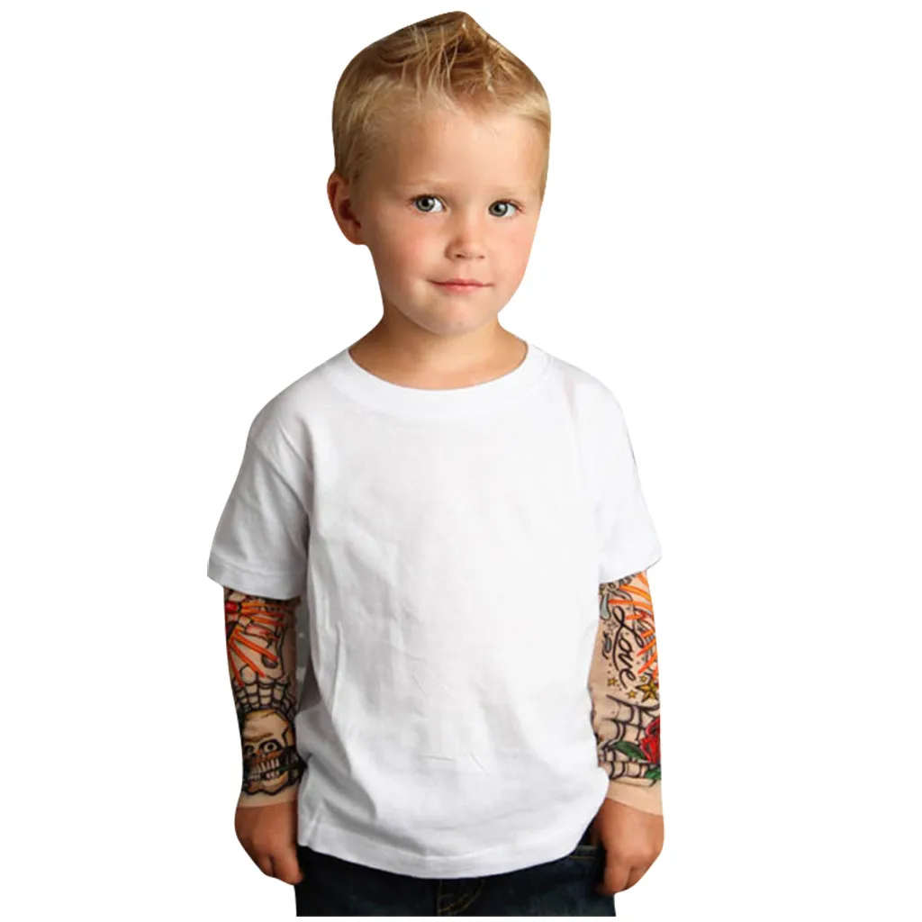 Новое поступление года; футболки для малышей; футболка для маленьких мальчиков с сеткой; футболки с длинными рукавами и принтом тату; Одежда для мальчиков