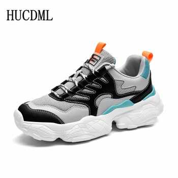 

HUCDML NEW 2020 Mesh breathable lightweight men's shoes comfortable casual shoes men sneakers tenis masculino adulto