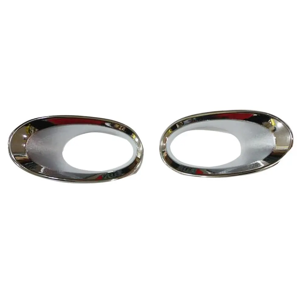 4pcs Band New ABS Chrome Front & Rear Fog Light Lamp Cover Trim For