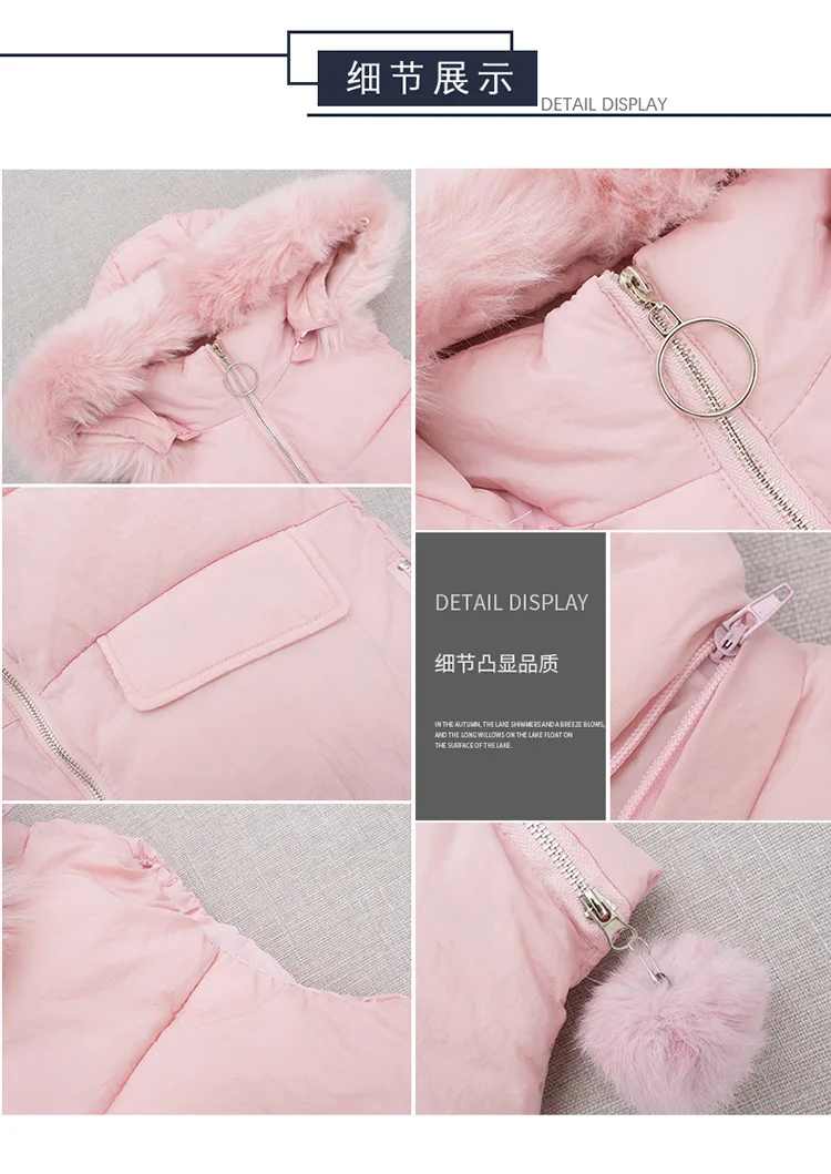 Autumn And Winter Korean-style Slim Fit Fur Collar Short down Cotton nv ma jia Cotton-padded Clothes Cotton Coat Cotton Wai