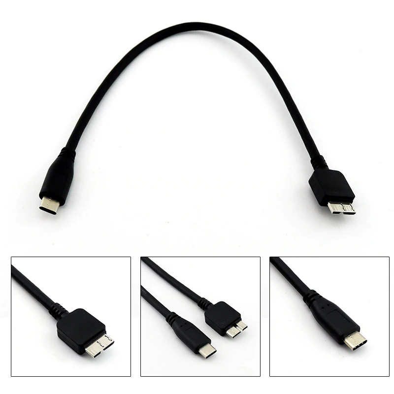 USB 3,1 type-C Мужской к USB 3,0 Micro B Мужской кабель для передачи данных для планшетного телефона HDD USB 3,1 скорость передачи данных до 5 Гбит/с