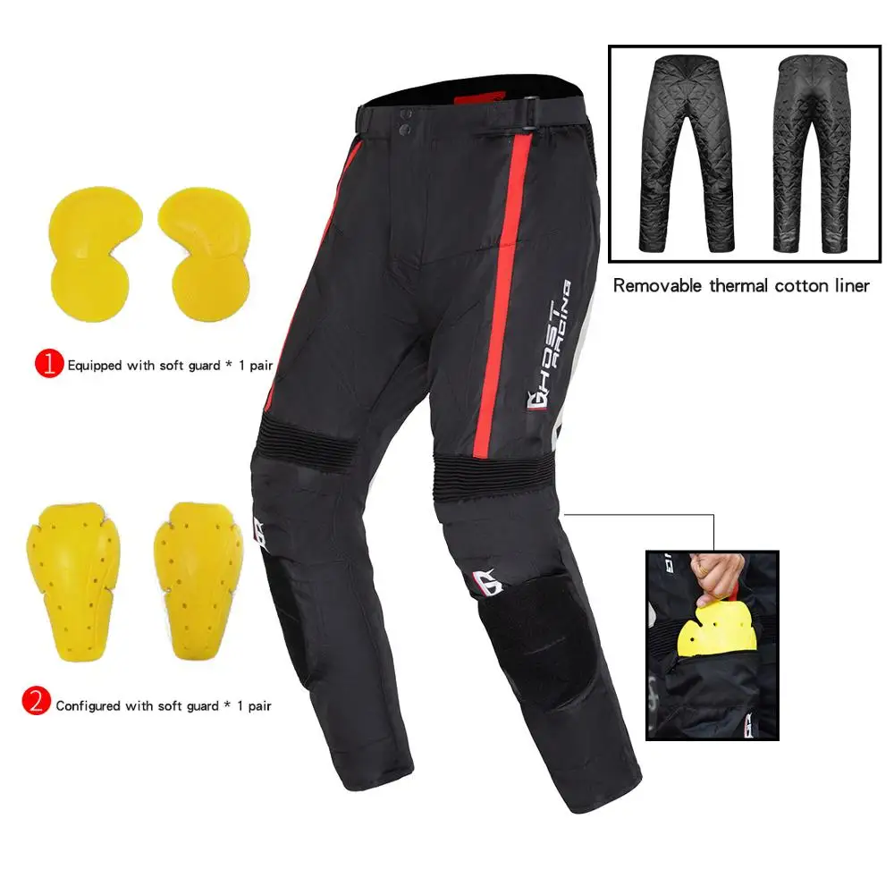 

Motorcycle Racing Pants Men Moto Pants Windproof Anti-fall Cycling Sports Trousers with Knee Protective Gear GR-K05