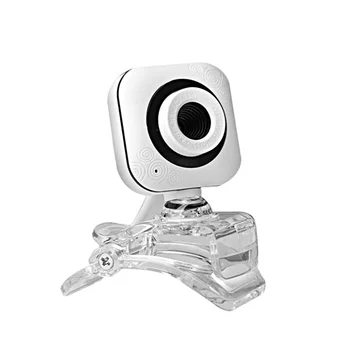 

Webcam High Definition Camera Home Office Desktop Computer Notebook Flexible Rotatable Clip with Built-in Microphone