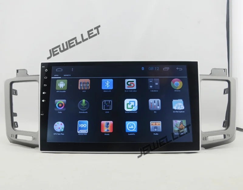 Excellent 10.1" Quad core Android 8.1 Car GPS radio Navigation for Toyota RAV4 2013-2016 with 4G/Wifi, DVR OBD 1080P 1