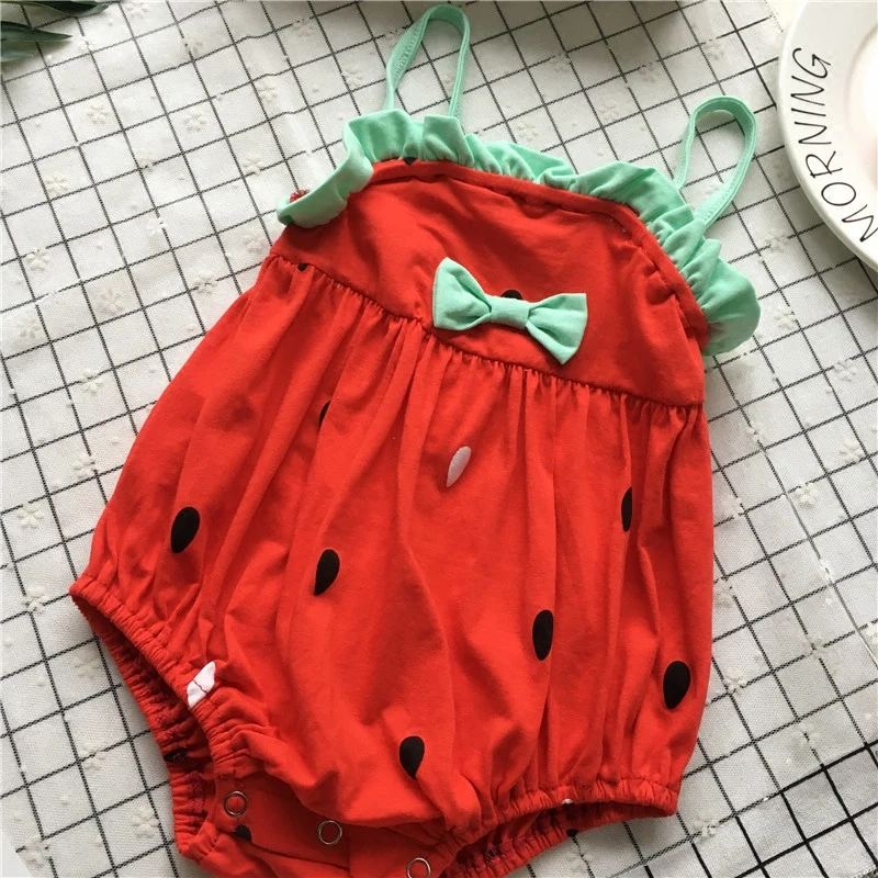 Tonytaobaby Летний Новый Женский Детский хлопковый арбуз| |