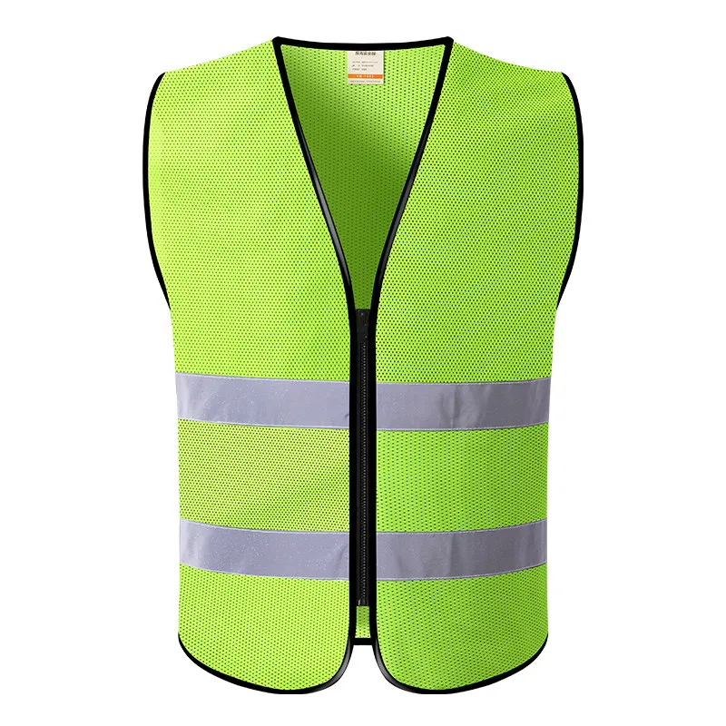 Gilet de sécurité réfléchissant pour voiture, bande réfléchissante, veste  d'urgence en maille fluorescente, haute visibilité - AliExpress