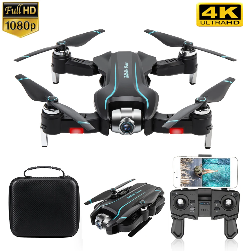 

S17 Mini RC Drone with Camera 4K Foldable Quadcopter Trajectory Flight Optical Flow Positioning Follow Me FPV WIFI Camera Drone