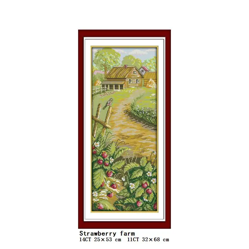 World Famous Places Scenery Series Cross Stitch Kit 14ct 11ct Count Canvas cross stitch kit