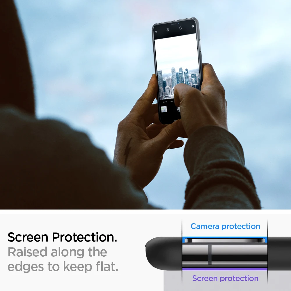 Spigen тонкий подходят серии матовый черный жесткая накладка на заднюю панель легкий тонкий чехол для iPhone 11 Pro Max/iPhone 11 Pro/iPhone 11