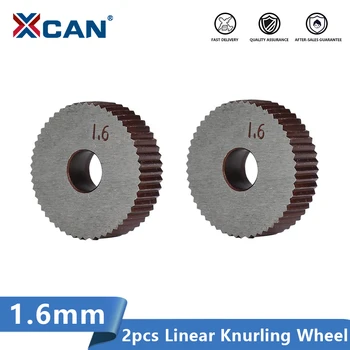 

XCAN HSS Wheel Lathe Knurling Tools for Metal Lathe 2pcs 1.6mm Set