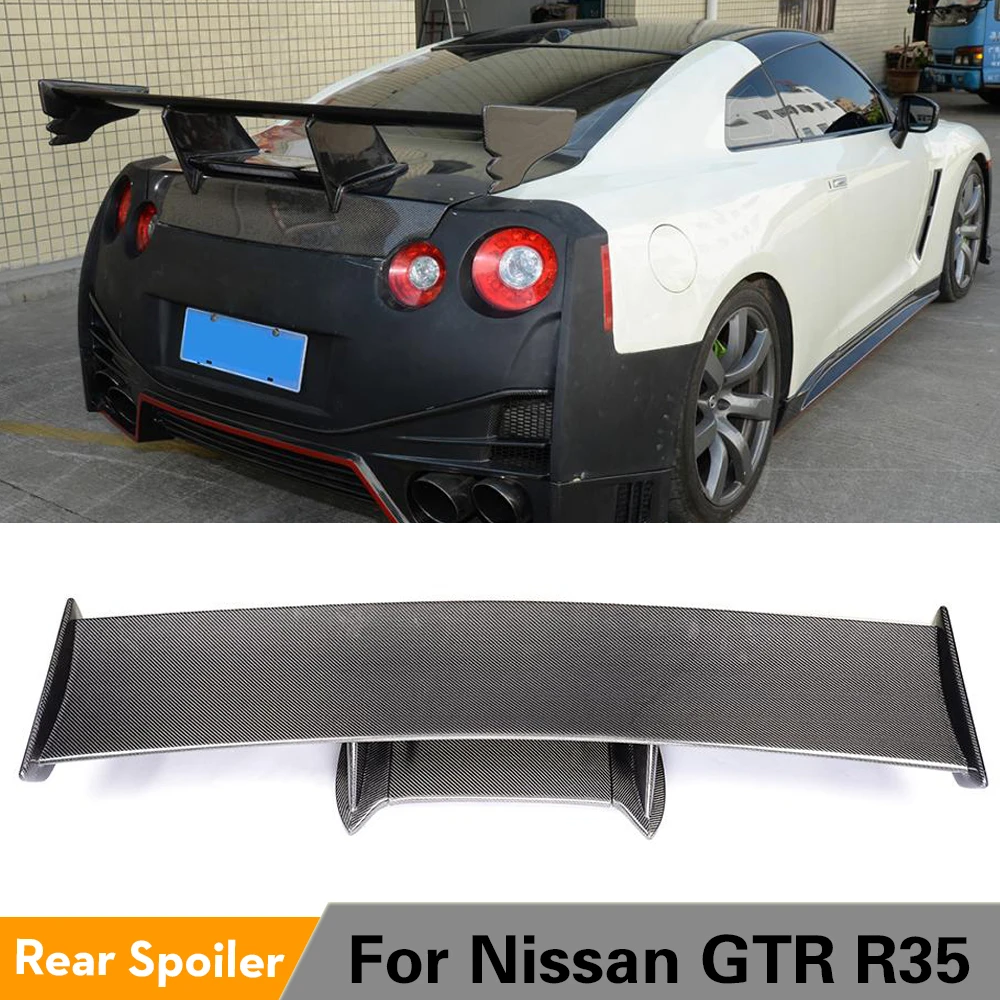 Углеродного волокна/FRP заднего крыла для Nissan R35 GT R GTR 2009 2015 Авто спортивный хвост