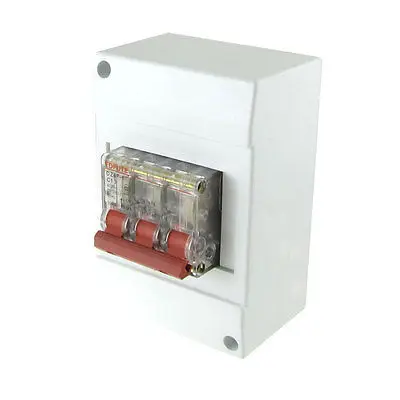 

AC 400V 10A 3P Transparent Mini Circuit Breaker MCB with Housing