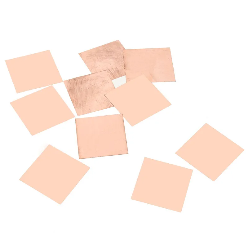 50pcs/Set 0.1/0.3/0.5/0.8/1mm Laptop Copper Sheet Plate Strip Shim Thermal Pad Heatsink Sheet For GPU CPU VGA Chip RAM Cooling 50pcs/Set 0.1/0.3/0.5/0.8/1mm Laptop Copper Sheet Plate Strip Shim Thermal Pad Heatsink Sheet For GPU CPU VGA Chip RAM Cooling