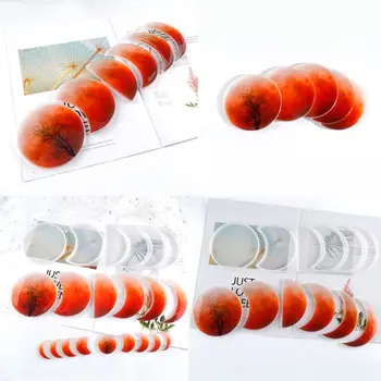 

Starry Lunar Eclipse Resin Mold Astronomy Crescent Moon Phases Silicone Mould Casting UV Resin Molds Moon Coaster DIY Craft Tool